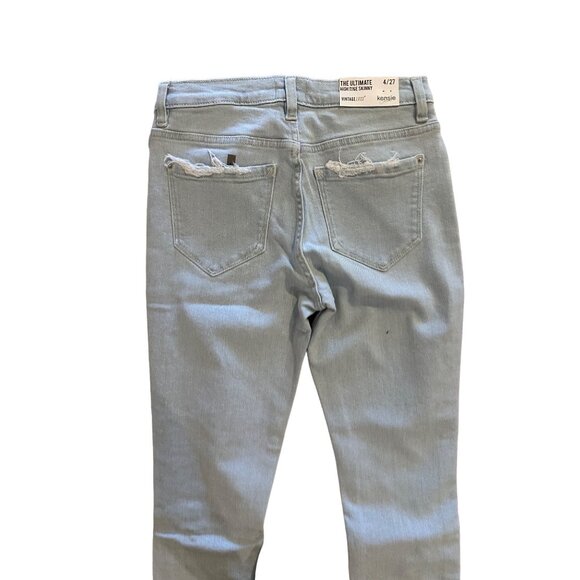 KENSIE Light Was Ultimate High Rise Skinny Jeans Size 4 NEW - Picture 4 of 4
